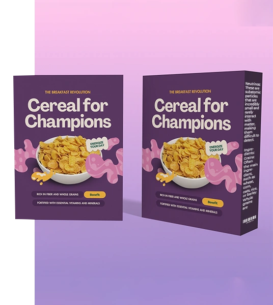 Colorful Cereal Boxes