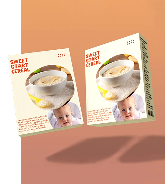 Custom Baby Cereal Box