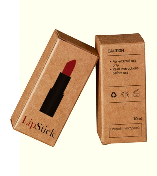 Kraft lipstick boxes wholesale