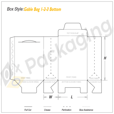 Custom Gable Bag Bottom Boxes