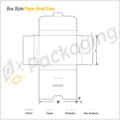 Custom Paper Brief Case Boxes