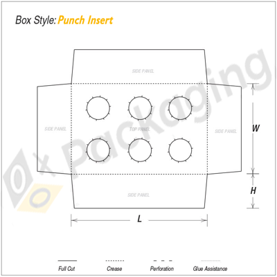 Custom Printed Punch Partition Boxes