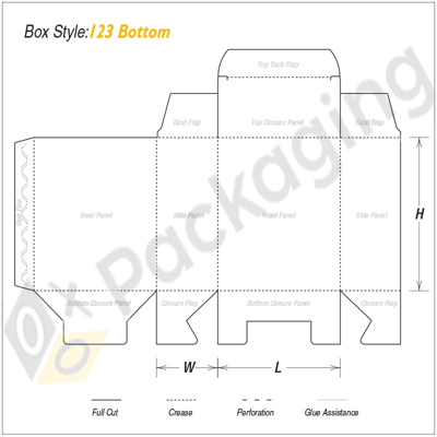 Custom 1-2-3 Bottom Boxes