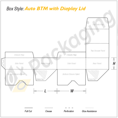 Auto Bottom with Display Lid Boxes