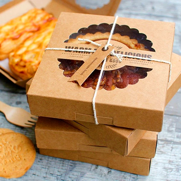 Custom Bakery Kraft Packaging Box