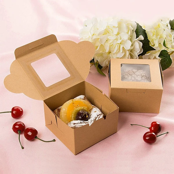 Printed Brown Bakery Boxes wholesale