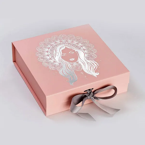 Custom Foldable Hair Extension Packaging Boxes