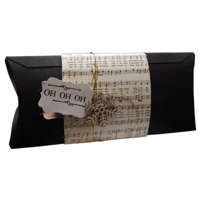 Black Pillow Boxes