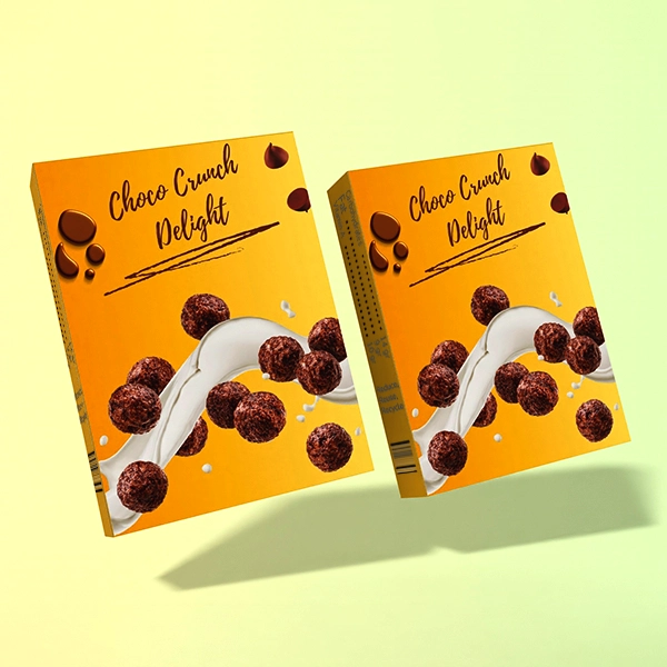 Custom Chocolate Cereal Packaging Boxes