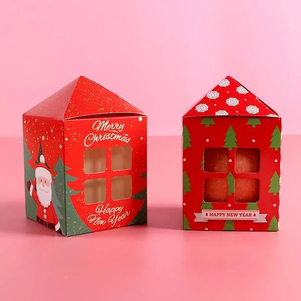 Custom Printed Christmas Apple Boxes