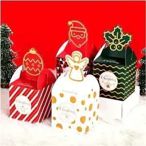 Custom Printed Christmas Apple Packaging Boxes