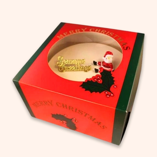 Custom Christmas Cake Boxes