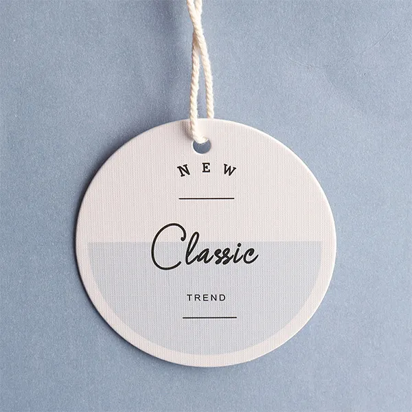 Custom Circle Hang Tags