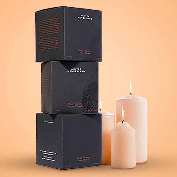 Custom Printed Candle Display Packaging Boxes