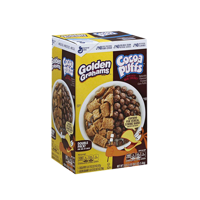 Custom Printed Chocolate Cereal Packaging Boxes