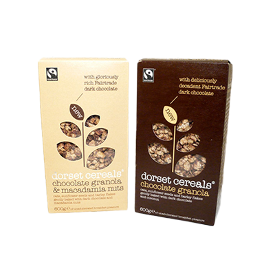 Custom Printed Die Cut Cereal Packaging Boxes