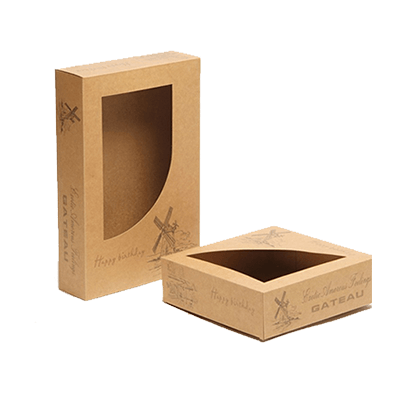 Custom Printed Brown Die Cut Boxes