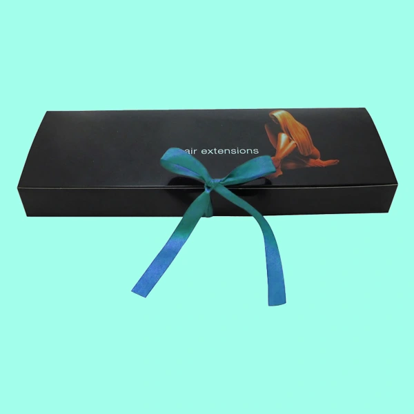 Custom Hair Extension Logo Packaging Boxes