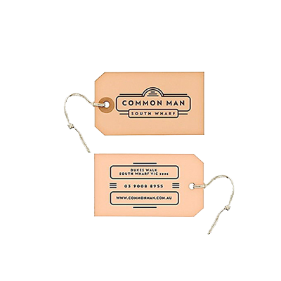 Custom Printed Rectangular Hang Tags