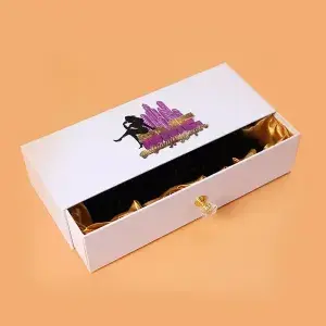 Custom Printed Luxury Hair Extension Packaging Boxes