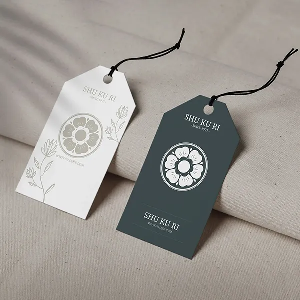 Custom Printed Metallic Hang Tags