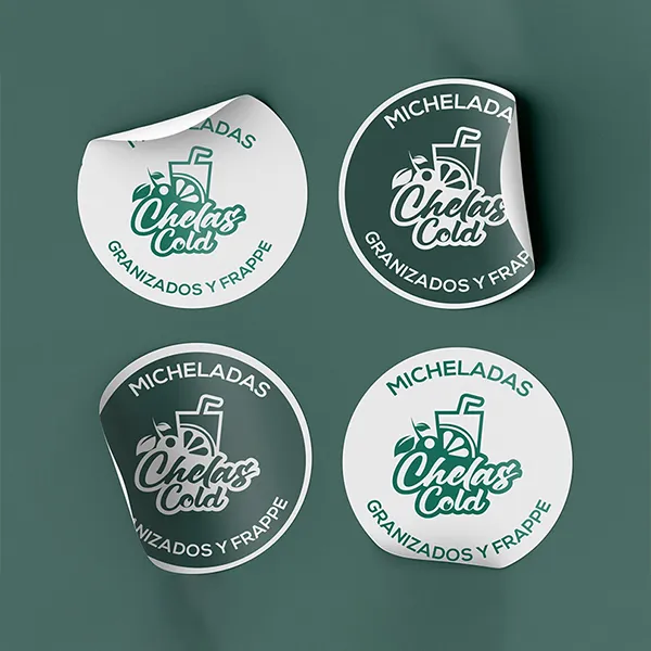 Printed Circle Stickers