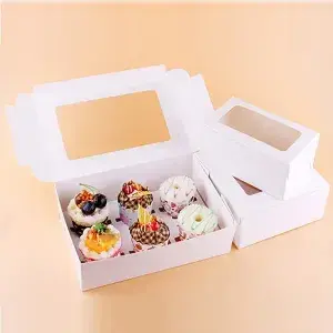 Custom Printed Cupcake Insert Packaging Boxes