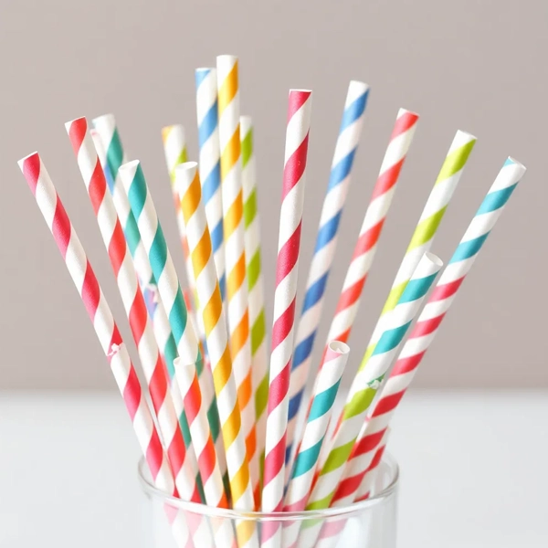 custom printed paper straws