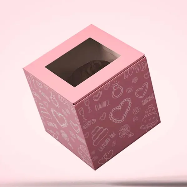 Custom Printed Single Cupcake Packaging Boxes