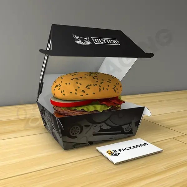 customized burger box