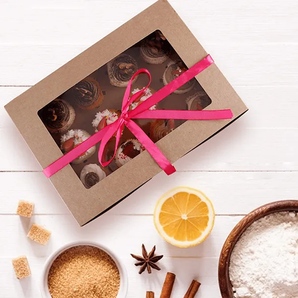 Custom Window Dessert Packaging Boxes