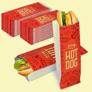 Paper Hot Dog Sleeves