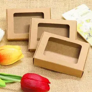 Custom Printed Kraft Window Boxes