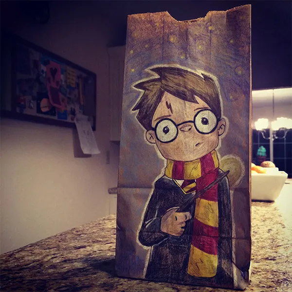 Printed Paper Lunch Bags