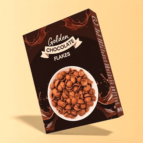 Printed Chocolate Cereal Boxes