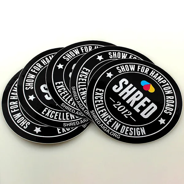 OXO Packaging Round Stickers