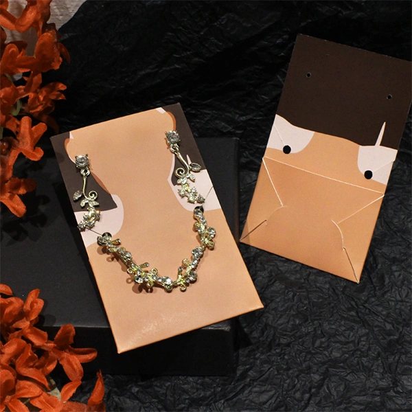 printed necklace cards