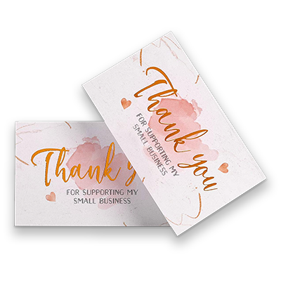 Thank You Card Stickers