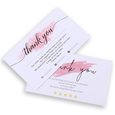 Thank You Card Stickers