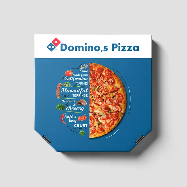 Custom Unique Shaped Pizza Packaging Boxes